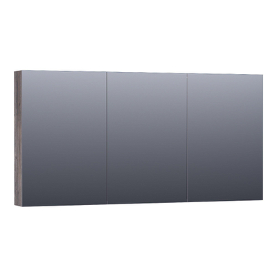 BRAUER Impress Deluxe armoire de toilette – 139 x 70 x 15 cm – LED directe – Driftwood