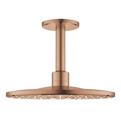 Grohe Rainshower SmartActive 310 Hoofddouche - 31cm - 2 straalsoorten - plafondarm 14.2cm - brushed warm sunset (koper)