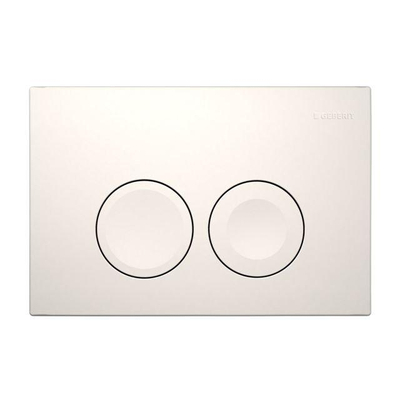 Adema Classico Set de toilettes avec cuvette, lunette softclose et plaque de commande Delta 25 blanc