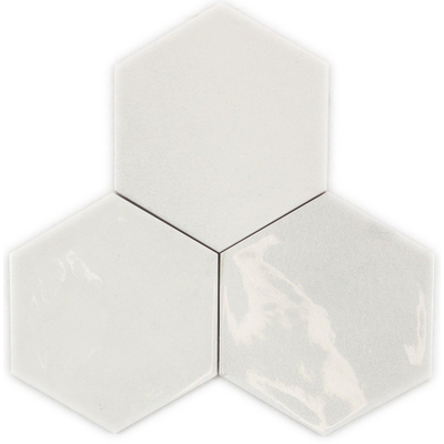 SAMPLE Cifre Cerámica Hexagon Moon carrelage mural - White (blanc)