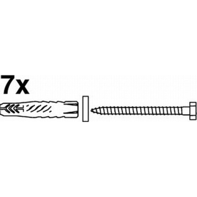 Handicare Linido kit de fixation pour siège de douche