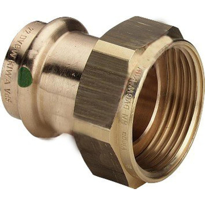 Viega Profipress coupleur 2 pièces sc filet fem fem fem fem 15x 3 4 bronze
