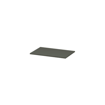 INK Topdeck Wastafelblad - 70x45x2cm - tbv onderkast - MDF lak - Mat beton groen