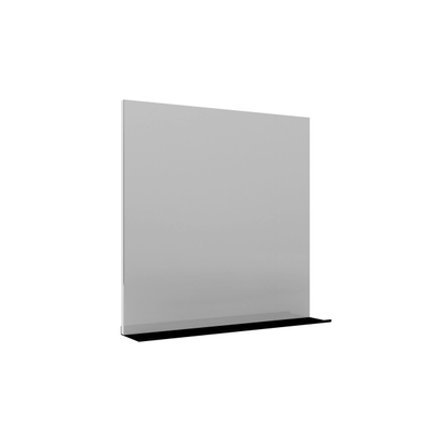 Allibert sitio miroir 60x70cm avec étagère noir mat