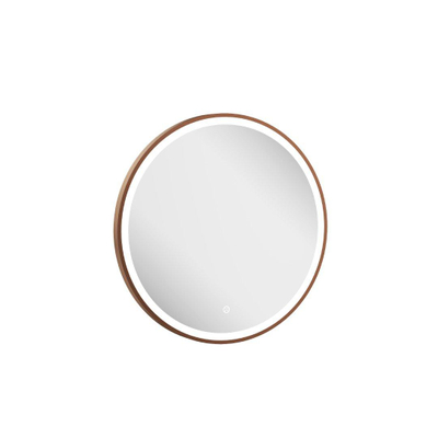 Crosswater Infinity miroir – Ø 60 cm – LED directe tout autour – Bronze brossé