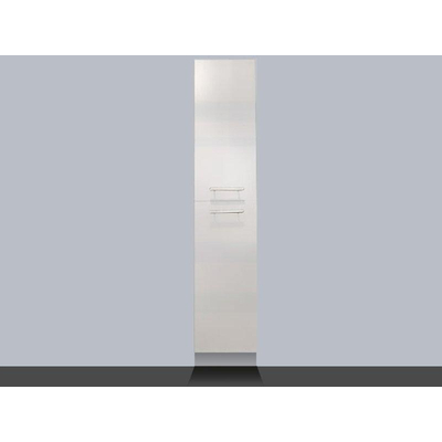 Saniclass EX badkamerkast 120x35x35cm met 1 links- en rechtsdraaiende deur met greep MDF mat Zwart