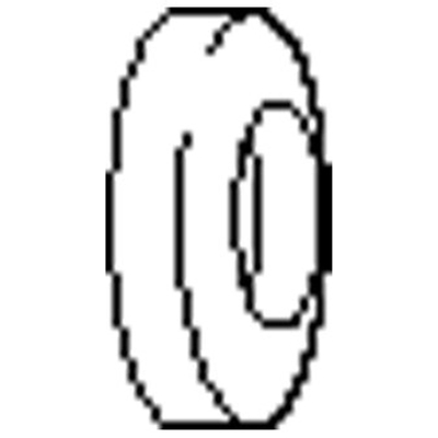 De Beer Rosace de robinet chromée 1/2x25 mm