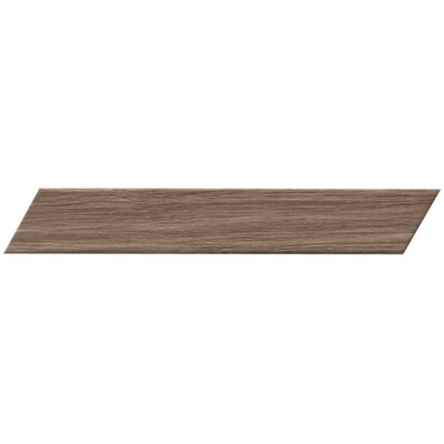 Fap ceramiche Fapnest carreau de sol et de mur 7,5x45cm aspect bois chevron brun mat