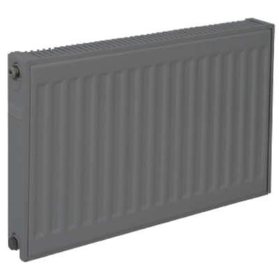 Plieger paneelradiator compact type 22 600x600mm 1052W donker grijs structuur