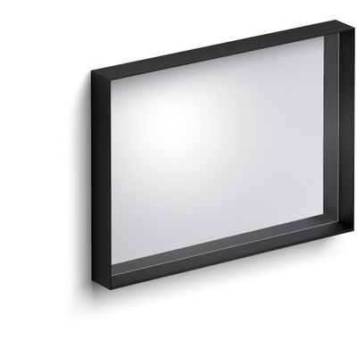 Clou Look at Me miroir – rectangle – 70 x 50 cm – sans éclairage – Noir mat