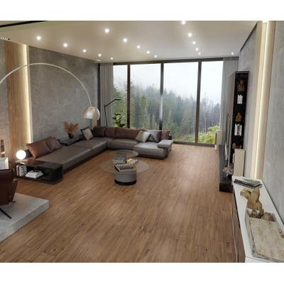 Energieker Padouk vloer- en wandtegel - 30x160cm - 9mm - gerectificeerd - (Bruin)