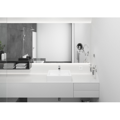 Hansgrohe Vernis wastafelkraan 181 highriser zonder waste chroom