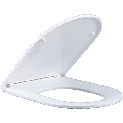 Saniclass Universo Abattant WC - fermeture douce - déclipsage rapide - duroplast - 46x36cm - slim - blanc mat