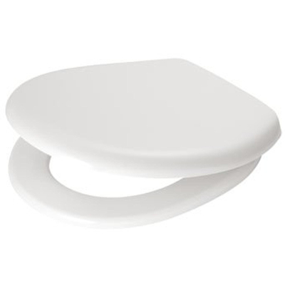 Plieger Compact ensemble WC complet avec réservoir encastré, cuvette de toilette compacte blanche, abattant et plaque de commande blancs