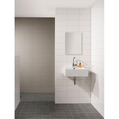 Mosa global 15 thirty wandtegel 15x30cm rechthoek wit glans