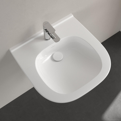 Villeroy & Boch Vicare O.novo Vita wastafel Vita - met 1 kraangat - zonder overloop - 55x55cm - White Alpine (glans wit)