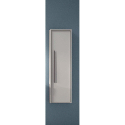 FugaFlow Eccelente Arredo Armoire colonne 120x34.5x34.5cm - 1 porte - MDF - Greige