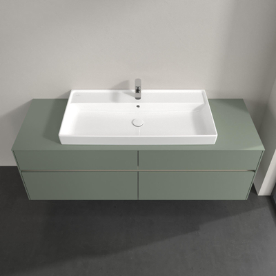 Villeroy & Boch Collaro Wastafelonderkast - 160x54.8x50cm - Soft Green