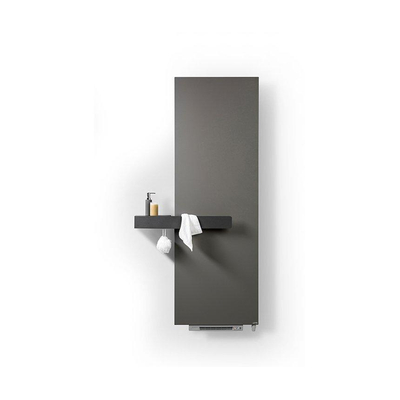 Vasco Niva N1L1-EL-B design radiator elektrisch met blower 1285x620mm, 2000W wit structuur (S600)