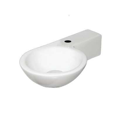 Best Design Class Lave-mains 38x23x9.5cm avec 1 trou de robinet droite blanc SECOND CHOIX