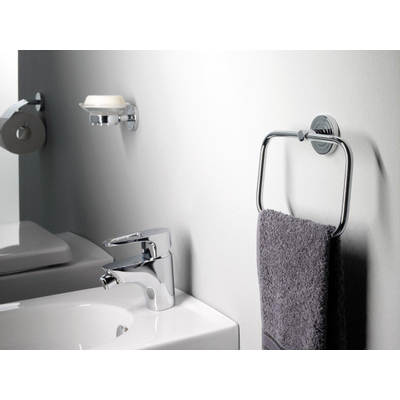 Emco Polo porte-rouleau de papier toilette avec clapet chrome