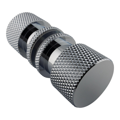 BRAUER Handgreep - enkelpunts model B Carving tbv glazen deuren - deuren chroom