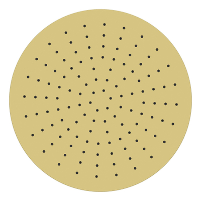 Wiesbaden UniMatch pomme de douche ronde 30 x 0,8 cm laiton brossé PVD