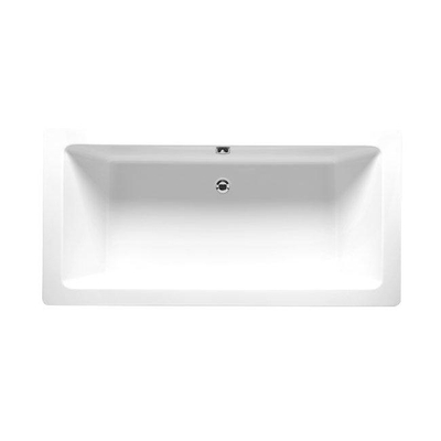 RIHO Lusso baignoire îlot 200x90cm Blanc brillant