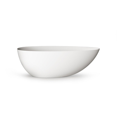 Zeza Element Vrijstaand Bad - 170x80x55cm - solid surface - mat wit