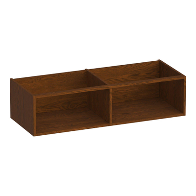 BRAUER Flourish armoire latérale - 119x30x45,5cm - avec 2 compartiments de rangement en chêne lamellé marron
