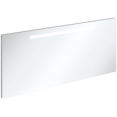 Villeroy & Boch More to see one spiegel - met geïntegreerde led verlichting - 140x60cm - inclusief bevestiging - Glass (glans wit)