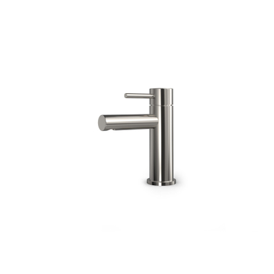 Hotbath Buddy Wastafelmengkraan - laag model - geborsteld nikkel (RVS)