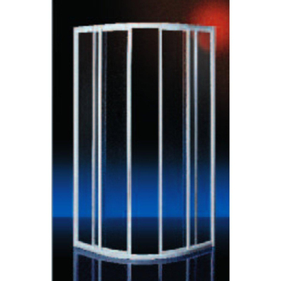Plieger Class cabine de douche 90x90x185cm quart de cercle aluminium