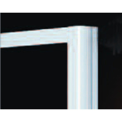 Plieger Class paroi latérale verre 3mm 86/90x185cm aluminium