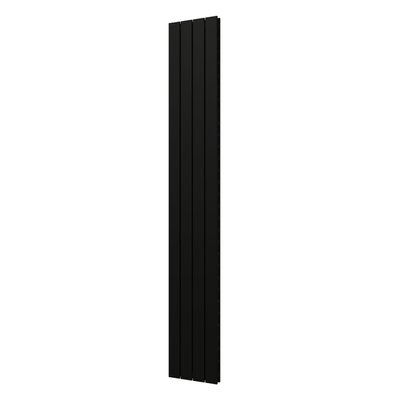 Plieger Cavallino Retto designradiator verticaal dubbel middenaansluiting 2000x298mm 905W zwart