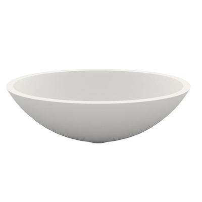 CrossTone Loeffi opbouwwastafel 36x50x15cm Solid Surface wit mat SHOWROOMMODEL