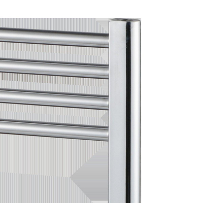 Haceka Gobi designradiator 6 punts 111x59cm 395 watt chroom