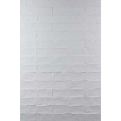 ÉCHANTILLON Douglas Jones Carreau mural 6x25cm 10mm éclat blanc Blanc De Lin