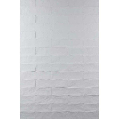 SAMPLE Douglas Jones Atelier Wandtegel 6x25cm 10mm witte scherf Blanc De Lin