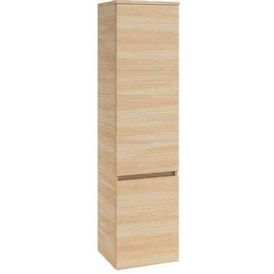 Villeroy & Boch Legato Armoire colonne haute 155x40x35cm avec 2 portes droites Bois d'orme