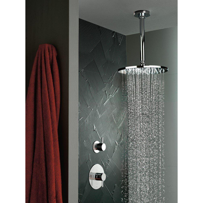 Hotbath Mate pomme de tête 25cm ronde nickel brossé