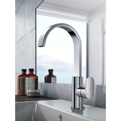 Hotbath Friendo Robinet lavabo F004C nickel brossé