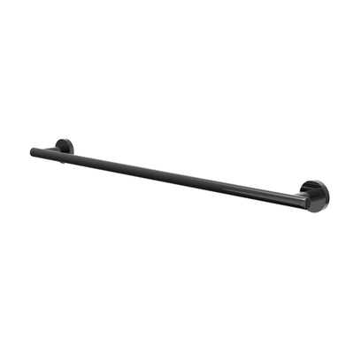 IVY Handdoekrek - wand model - 60cm - enkel - Zwart chroom PVD