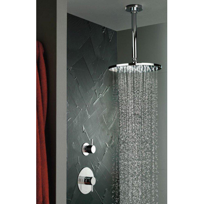 Hotbath Mate Douche de tête 20cm ronde - laiton brossé doré