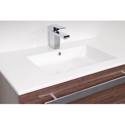 BRAUER EVO meuble 80.2cm Blanc 1 trou pour robinetterie