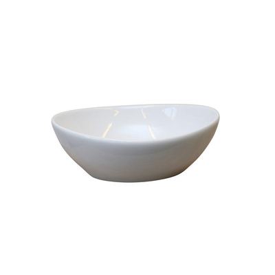 QeramiQ Elemento waskom 40x33.5x14.5cm ovaal wit TWEEDEKANS