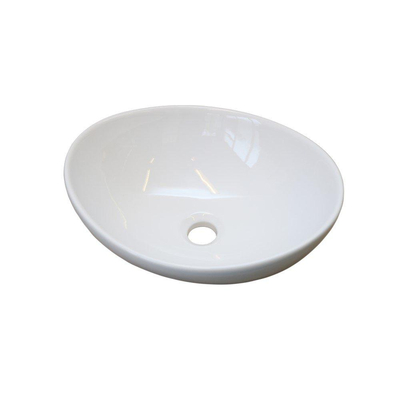 H&R Badmeubelen Elemento waskom - 40x33.5x14.5cm - ovaal - wit