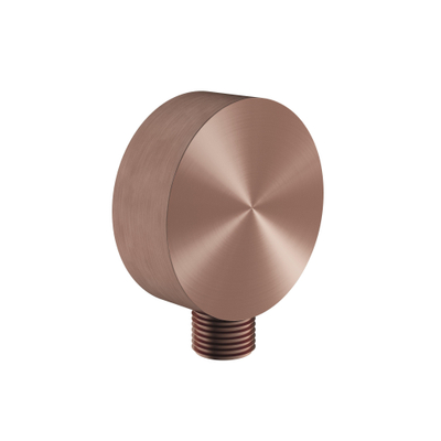 Hotbath Archie Sortie murale - Convient pour flexible de douche - cuivre brossé PVD