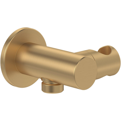 Villeroy & Boch Universal Showers raccord mural de douche coudé Rond - Brushed Gold (or)