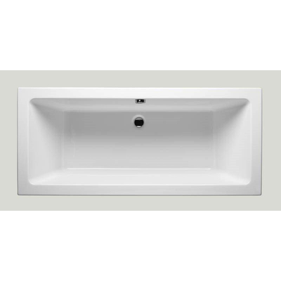 RIHO Lusso baignoire îlot 190x80cm Blanc brillant